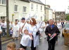 up the lane