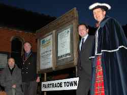 Town Crier Sjoerd Vogt with Ed Vaizey MP John Gilman Mayor 